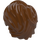 LEGO Reddish Brown Swept Back Wavy Tousled Hair (61183)