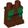 LEGO Roodachtig Bruin Tauriel (79016) Minifigure Heupen en benen (3815 / 18625)