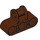 LEGO Reddish Brown Technic Cross Block 3 x 2 (Axle/Triple Pin) (42191 / 63869)