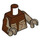 LEGO Reddish Brown The Werewolf Minifig Torso (973 / 76382)