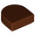 LEGO Reddish Brown Tile 1 x 1 Half Oval (24246 / 35399)