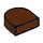 LEGO Reddish Brown Tile 1 x 1 Half Oval (24246 / 35399)
