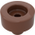 LEGO Brun rougeâtre Tuile 1 x 1 Rond avec Hollow Barre (20482 / 31561)