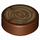 LEGO Reddish Brown Tile 1 x 1 Round with Tree Stump (25406 / 98138)