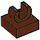 LEGO Reddish Brown Tile 1 x 1 with Clip (Raised &quot;C&quot;) (15712 / 44842)