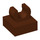 LEGO Reddish Brown Tile 1 x 1 with Clip (Raised &quot;C&quot;) (15712 / 44842)
