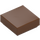 LEGO Reddish Brown Tile 1 x 1 with Groove (3070 / 30039)