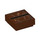LEGO Reddish Brown Tile 1 x 1 with Indiana Jones Grail Diary with Groove (3070 / 73630)