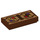 LEGO Brun rougeâtre Tuile 1 x 2 avec Albus Dumbledore Robes avec rainure (3069 / 40282)