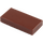 LEGO Reddish Brown Tile 1 x 2 with Groove (3069 / 30070)