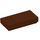 LEGO Reddish Brown Tile 1 x 2 with Groove (3069 / 30070)