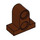 LEGO Reddish Brown Tile 1 x 2 with Perpendicular Beam 2 (32530)