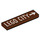 LEGO Reddish Brown Tile 1 x 4 with &#039;LEGO CITY&#039; and Arrow (2431 / 38680)