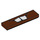 LEGO Reddish Brown Tile 1 x 4 with Two Front Teeth (2431 / 95395)
