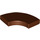 LEGO Reddish Brown Tile 2 x 2 Curved Corner (27925)