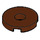 LEGO Brun rougeâtre Tuile 2 x 2 Rond avec Trou au centre (15535)