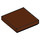 LEGO Reddish Brown Tile 2 x 2 with Groove (3068 / 88409)