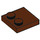 LEGO Reddish Brown Tile 2 x 2 with Studs on Edge (33909)