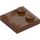 LEGO Reddish Brown Tile 2 x 2 with Studs on Edge (33909)