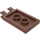 LEGO Rötlich-braun Fliese 2 x 3 mit Horizontal Clips (Dick geöffnete O-Clips) (30350 / 65886)
