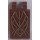 LEGO Reddish Brown Tile 2 x 3 with Horizontal Clips with Vines Pattern Sticker (&#039;U&#039; Clips) (30350)
