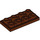 LEGO Reddish Brown Tile 2 x 4 Inverted (3395)