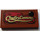 LEGO Reddish Brown Tile 2 x 4 with &#039;The Chudley Cannons&#039; Sticker (87079)