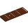 LEGO Rötlich-braun Fliese 2 x 6 mit Guitar Fretboard (Frets 1-4) (69729 / 80161)