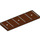 LEGO Reddish Brown Tile 2 x 6 with Guitar Fretboard (Frets 5-9) (69729 / 80159)