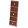 LEGO Rötlich-braun Fliese 2 x 6 mit Guitar Fretboard (Frets 5-9) (69729 / 80159)