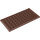 LEGO Roodachtig Bruin Tegel 6 x 12 met Studs Aan 3 Edges (6178)