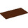 LEGO Reddish Brown Tile 6 x 12 with Studs on 3 Edges (6178)