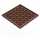 LEGO Reddish Brown Tile 6 x 6 with Bottom Tubes (10202)