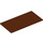 LEGO Reddish Brown Tile 8 x 16 with Bottom Tubes, Textured Top (90498)