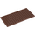 LEGO Reddish Brown Tile 8 x 16 with Bottom Tubes, Textured Top (90498)