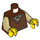LEGO Rötlich-braun oben Hut Tom Minifig Torso (973 / 76382)