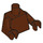 LEGO Rötlich-braun Torso mit Arme und Hände (76382 / 88585)