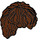 LEGO Roodachtig Bruin Tousled Midden lengte Haar (10048)