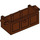 LEGO Reddish Brown Treasure Chest Bottom with Slots (4738 / 54195)