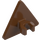 LEGO Reddish Brown Triangular Sign with Open &#039;O&#039; Clip (65676)