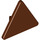 LEGO Reddish Brown Triangular Sign with Split Clip (30259 / 39728)