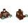 LEGO Brun rougeâtre Troll Torse avec Dent Necklace (973 / 76382)