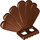 LEGO Reddish Brown Turkey Fan Tail (1612)