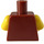 LEGO Brun rougeâtre Viking Torse (973 / 88585)