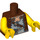 LEGO Reddish Brown Viking Torso (973 / 88585)