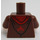 LEGO Marrón rojizo Viktor Krum Minifigura Torso (973 / 76382)