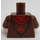 LEGO Reddish Brown Viktor Krum Minifig Torso (973 / 76382)