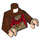 LEGO Marrone rossastro Viktor Krum con Reddish Marrone Giacca Minifigure Busto (973 / 76382)