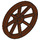 LEGO Reddish Brown Wagon Wheel Ø33.8 with 8 Spokes with Notched Hole (4489)