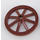 LEGO Reddish Brown Wagon Wheel Ø33.8 with 8 Spokes with Notched Hole (4489)